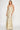 Gold Foil Open Back Sleeveless Maxi Dress