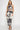 Lagoon Set - Linen Print Top Tie Halter Midi Skirt