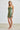 Contrast Trim Halter Bodycon Mini Dress