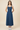 Lace-Up Front Denim Midi Dress