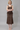 Belted Lace Peplum Midi Dress