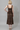 Belted Lace Peplum Midi Dress