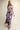 Abstract Print Halter Open-Back Maxi Dress