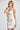 Floral Twist Front Cutout Mini Dress