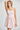 Blush Floral Tie Strap Mini Dress