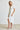 Gold Lurex Dot Puff Sleeve Midi Dress