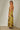 Abstract Leaf Print Strapless Maxi Dress in Olive