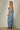 Ruffle Trim Flowy Maxi Dress - Blue