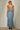 Ruffle Trim Flowy Maxi Dress - Blue
