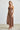 Mocha Polka Dot Flowy Midi Dress