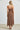 Mocha Polka Dot Flowy Midi Dress