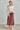 Satin Bias Midi Skirt - Mulberry
