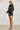 Faux Leather Bomber Jacket with Faux Fur Collar