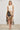 Patchwork Print Asymmetrical Tiered Midi Skirt