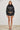 Faux Leather Bomber Jacket with Faux Fur Collar