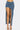 Cutout High Slit Denim Skirt