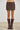 Faux Leather Woven Mini Skirt