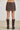 Faux Leather Woven Mini Skirt