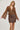Faux Leather Woven Mini Skirt