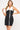 Tuxedo Mini Dress - Lapel Halter Button Front