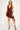 Kari Mini Dress - Chiffon Plunge V Halter Twist