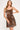 Burnout Slip Dress - Velvet A Line Cowl Spaghetti