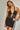 Beaded Mesh Ruched Mini Dress