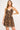 Paisley Mini Dress - Floral Tape Chiffon V Neck