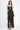 Lurex Maxi Dress - Rhinestone Mesh Hi Low Slit