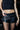 Studded Belt Vegan Leather Short Shorts