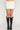 Feather Mini Skirt - Suede Fur Whipstitch Mid Waist