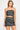 Volt Mini Skirt Set - Leather Patchwork Tube Top