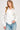 Cole White Shirt - Asymmetrical Cropped Button