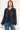 Aglet Ruffle Puff Sleeve Top - Drawstring Beaded