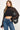 Chiffon Poncho Bell Sleeve Ruffle Crop Top