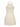 Vestido midi en cascada con escote halter texturizado y fruncido